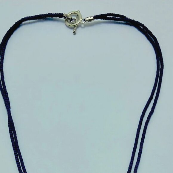 Small Lapis Lazuli Pendant Necklace, Gemstone Jewelry, Lapis Stone Necklace, - Picture 9 of 11